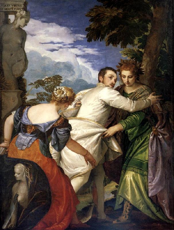 Paolo Veronese Allegory of virtue and vice